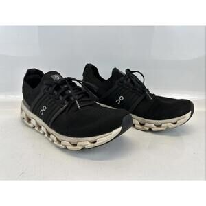 On Cloud Cloudswift Running Shoes Black White Womens Size 10